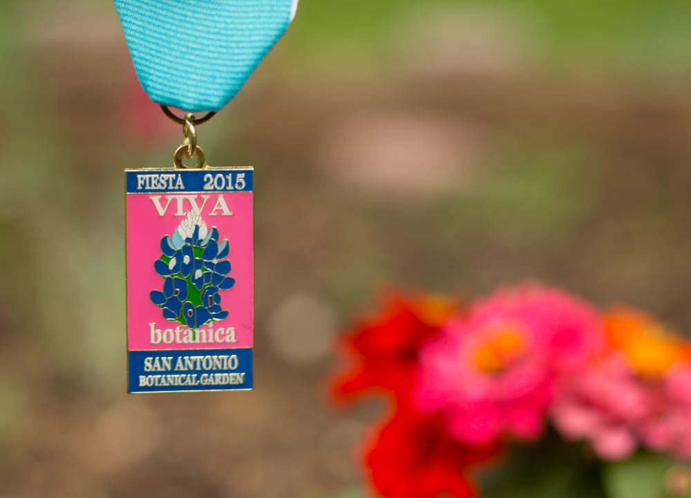 San Antonio Botanical Garden Fiesta Medal 2015