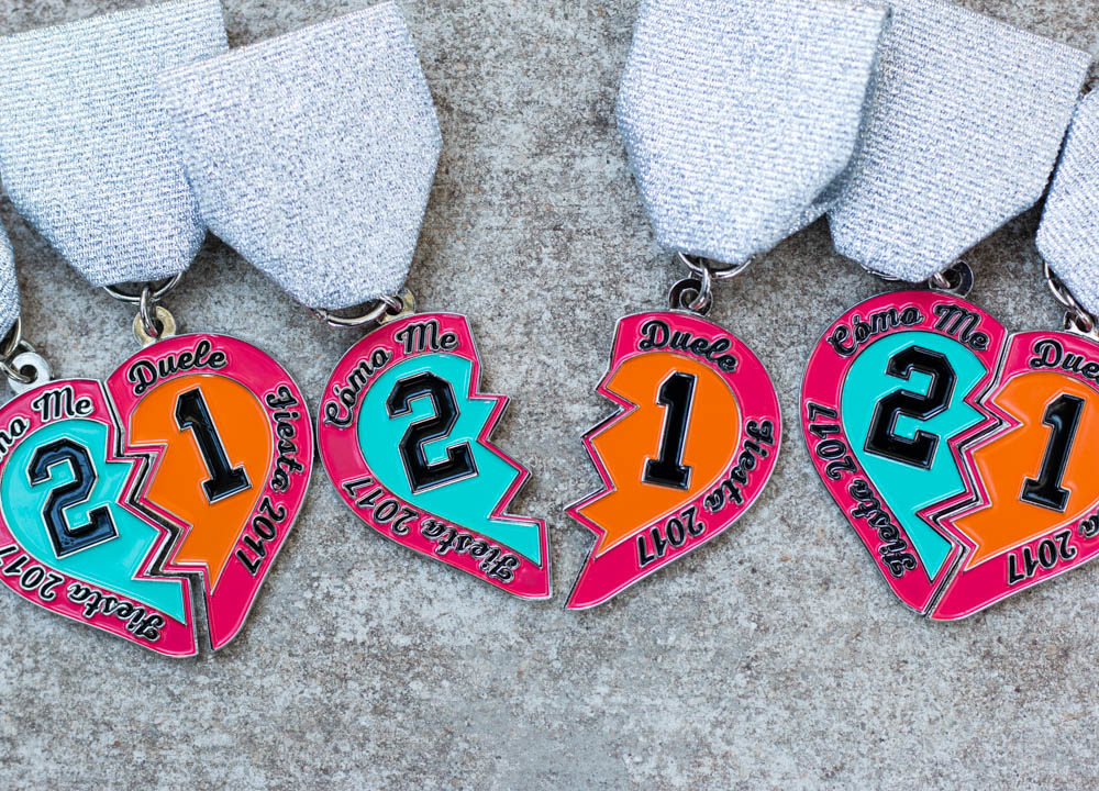 The Broken Heart 2017 Fiesta Medal by Lawyer David Evans