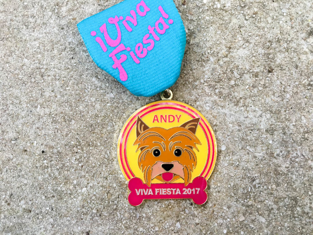 Andy Duke of Chew Toy Fiesta Medal 2017