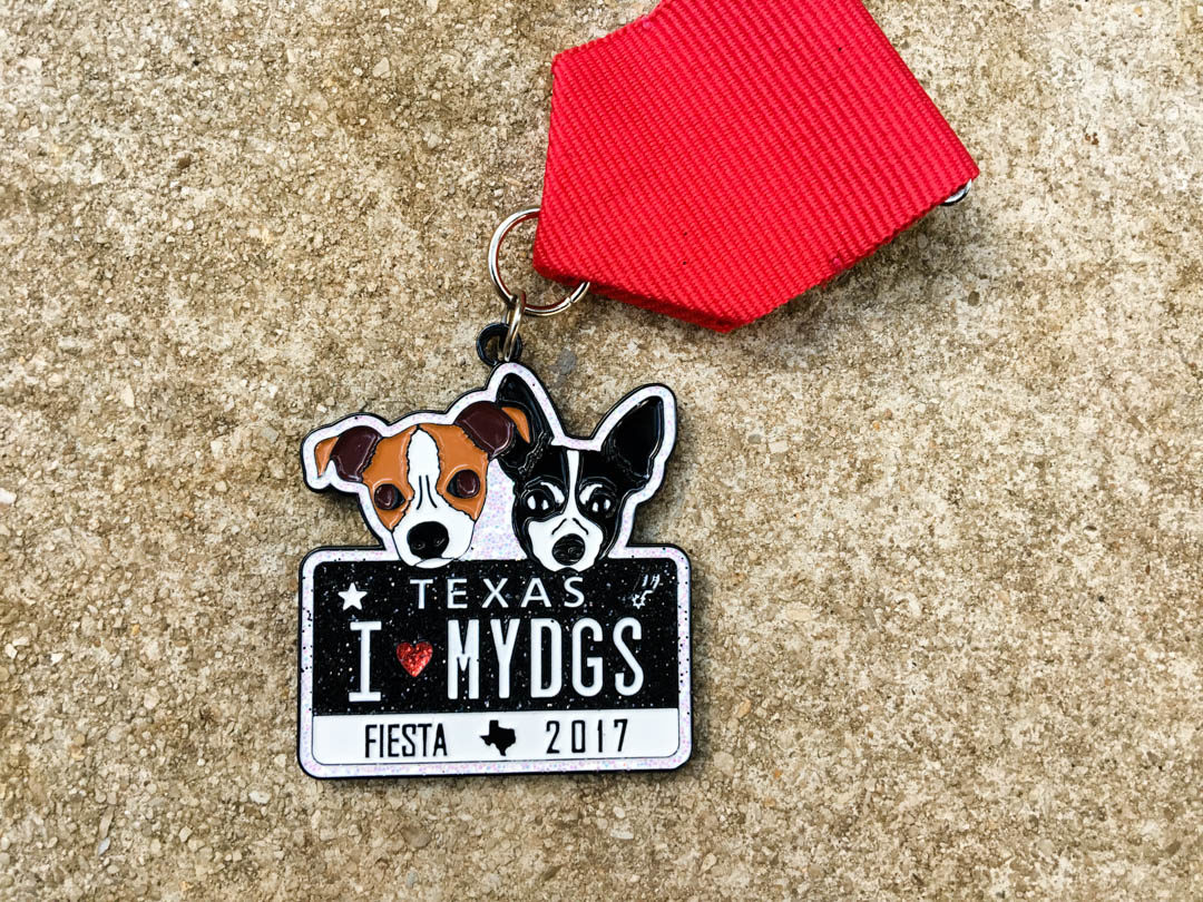 I Love My Dogs Maria McKeown Fiesta Medal 2017