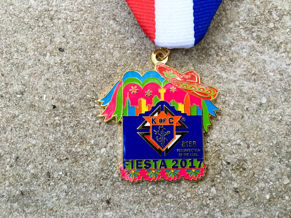 Knights of Columbus Fiesta Medal 2017 Fiesta Medals SA Flavor