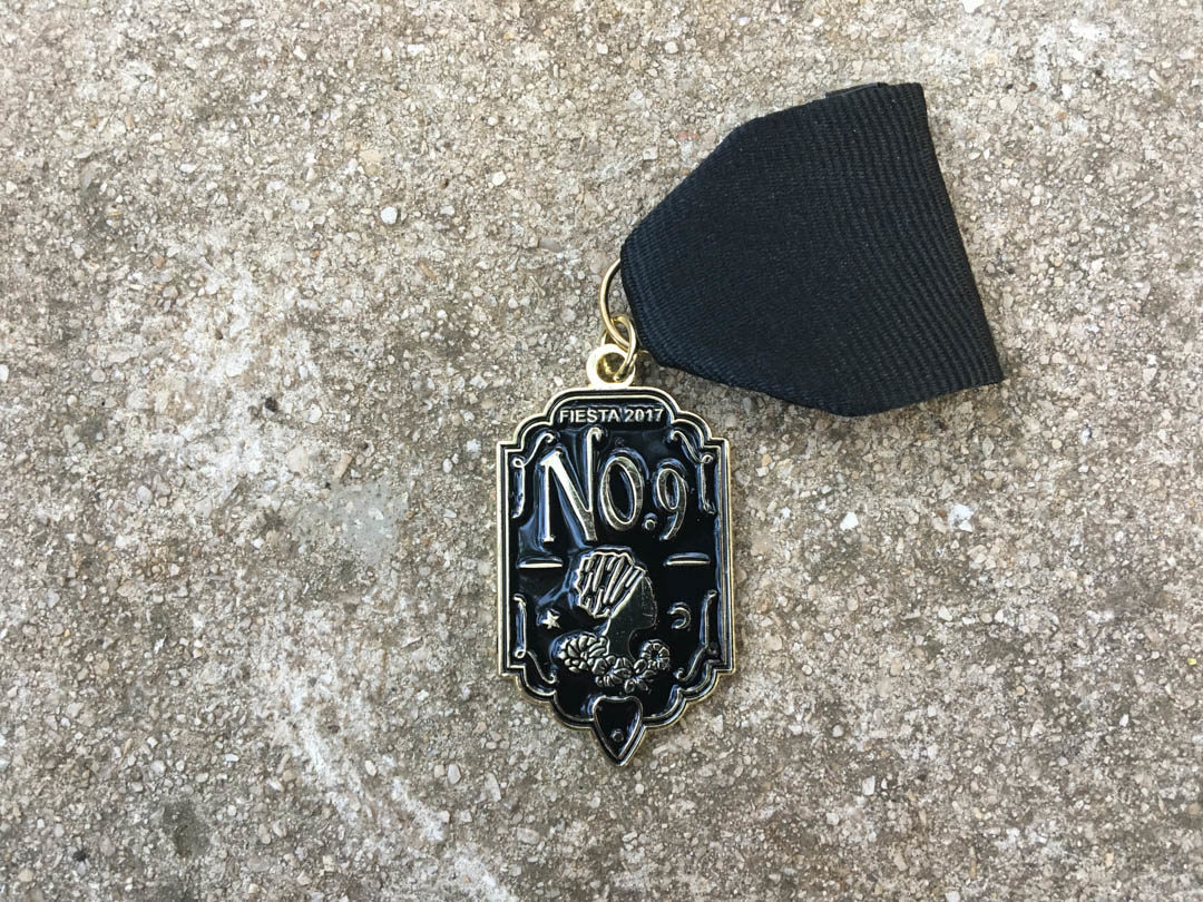 No. 9 Fiesta Medal 2017
