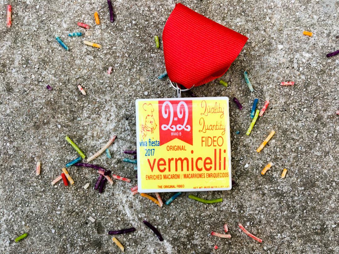 Vermicelli Fideo Medal by Roxanne Quintero Fiesta Medal 2017